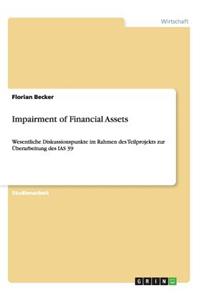 Impairment of Financial Assets