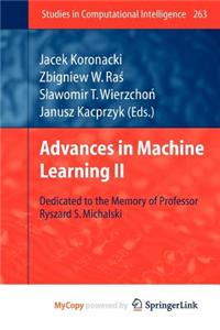 Advances in Machine Learning II
