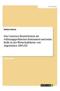 Currency-Board-System als währungspolitisches Instrument und seine Rolle in der Wirtschaftskrise von Argentinien 2001/02