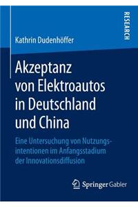 Akzeptanz Von Elektroautos in Deutschland Und China