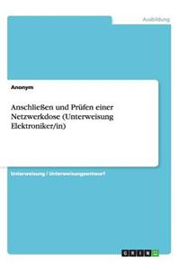 Anschließen und Prüfen einer Netzwerkdose (Unterweisung Elektroniker/in)