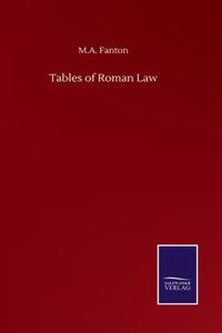 Tables of Roman Law