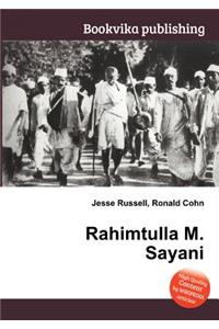 Rahimtulla M. Sayani