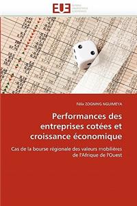 Performances Des Entreprises Cotées Et Croissance Économique
