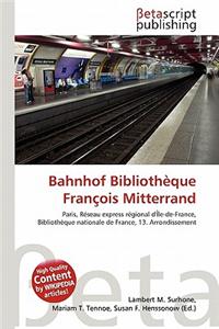Bahnhof Bibliotheque Francois Mitterrand