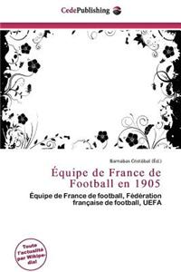 Quipe de France de Football En 1905