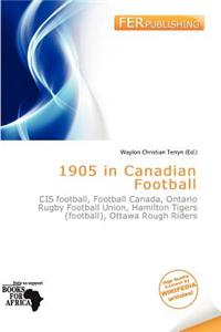 1905 in Canadian Football