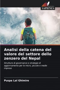 Analisi della catena del valore del settore dello zenzero del Nepal
