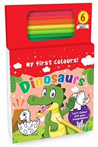 My First Colours Book - Dinosaurs