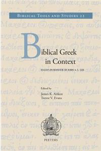 Biblical Greek in Context