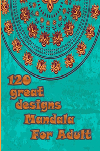 120 great designs mandala for adults