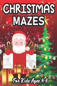 Christmas Mazes For Kids Ages 4-8