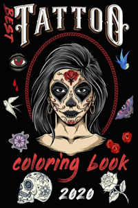 best tattoo coloring book 2020