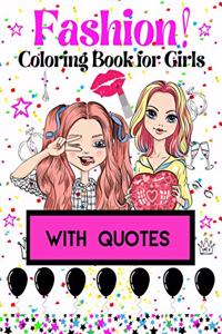 Fashion Coloring Book for Girls