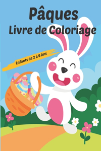 Pâques Livre de Coloriage Enfants de 2 à 6 Ans