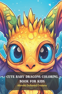 Cute Baby Dragons Coloring Book for Kids