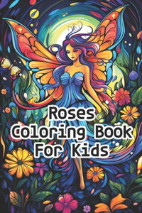 Roses Coloring Book For Kids