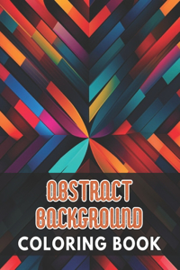 Abstract Background Coloring Book for Adults