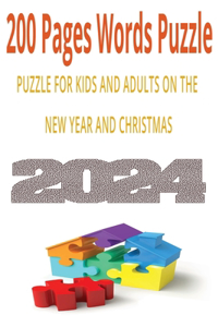 200 Pages Christmas and New year Words Puzzle