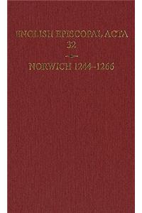 English Episcopal ACTA 32, Norwich 1244-1266