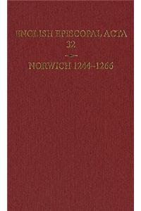 English Episcopal Acta 32, Norwich 1244-1266