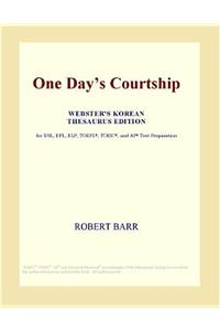One Days Courtship (Webster's Korean Thesaurus Edition)