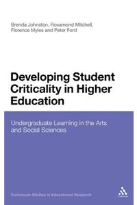 Developing Student Criticality in Higher Education