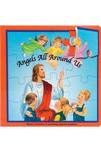 Angels All Around Us (Puzzle Book)