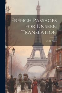 French passages for unseen translation