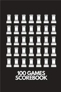 100 Games Scorebook