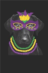 Labrador Retriever Notebook - Mardi Gras Gift for Labrador Retriever Lovers - Labrador Retriever Journal
