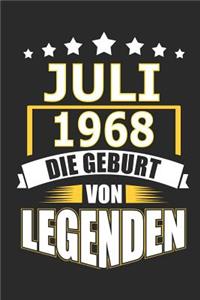 Juli 1968 Die Geburt von Legenden