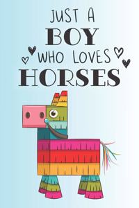 Just A Boy Who Loves Horses