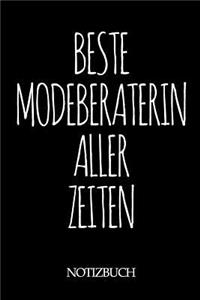 Beste Modeberaterin Aller Zeiten Notizbuch