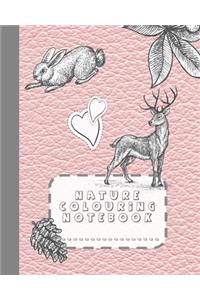 Nature colouring notebook