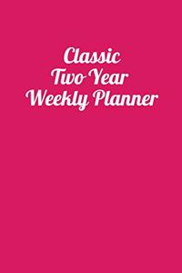 Classic Two Year Weekly Planner