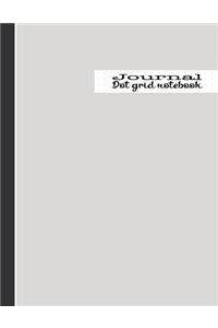 Dot grid notebook journal