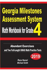 Georgia Milestones Assessment System Math Workbook for Grade 4