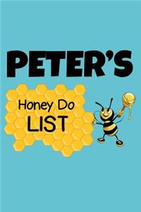 Peter's Honey Do List