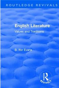 Routledge Revivals: English Literature (1962)