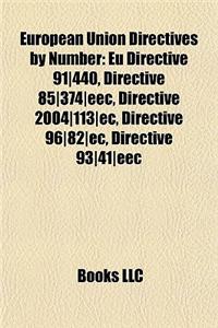 European Union Directives by Number