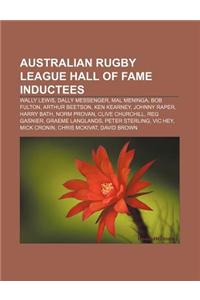 Australian Rugby League Hall of Fame Inductees