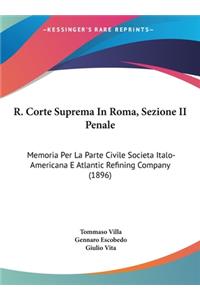 R. Corte Suprema in Roma, Sezione II Penale