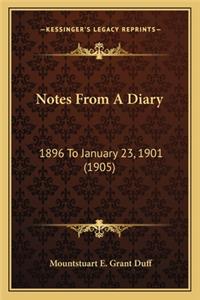 Notes from a Diary