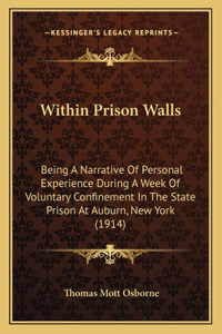 Within Prison Walls