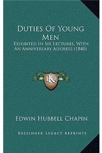 Duties Of Young Men