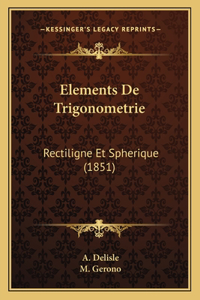 Elements de Trigonometrie