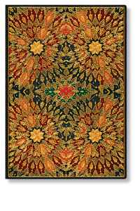 Paperblanks Fire Flowers MIDI Address Book Elastic Band Closure 144 Pg 120 GSM
