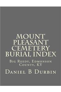 Mount Pleasant Cemetery Burial Index