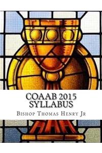 COAAB 2015 Syllabus